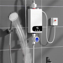 2X 4500W Newest Water Heater Instant Water Heater Tankless Instantaneous Faucet Tap Hot Water Crane LED Digital EU Plug