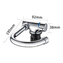 3X Foldable Kitchen Faucet 360 Dgree Rotation Sink Water Tap Single Handle Cold & Hot Water Mixer Faucet for RV Boat