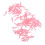 100PCS Pink Fish Needle Threader for Sewing Machine, Plastic & Steel 16