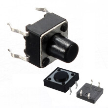 2pcs Quality  PCB Momentary Tactile Push Button  SPST
