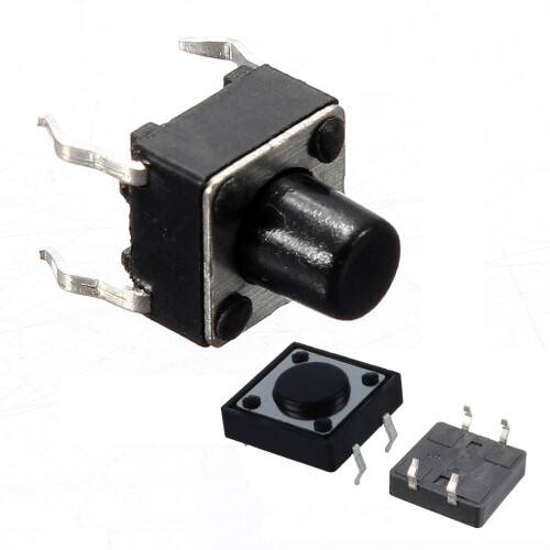 10pcs Quality  PCB Momentary Tactile Push Button  SPST 2