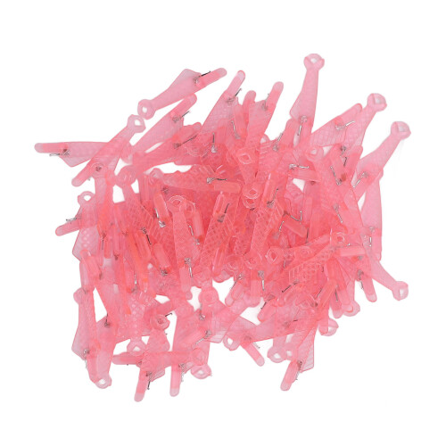 100PCS Pink Fish Needle Threader for Sewing Machine, Plastic & Steel 2
