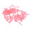 100PCS Pink Fish Needle Threader for Sewing Machine, Plastic & Steel 14