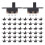 50 Pcs / 2 Position 1P2T SPDT  Panel Slide  Solder Lug SS12F1-G3 1