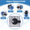 AC660V 25A 2-Pole 3-Position Momentary Plastic Rotary Changeover  +Black 3