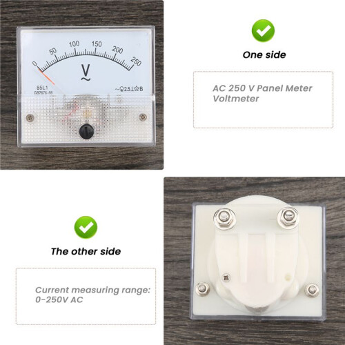 Analog 85L1 AC 250 V Panel Meter Voltmeter Measuring device Installation equipment 1