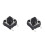 50 Pcs 6x6x5mm 4-Pin DIP Through Hole Momentary Tactile Push Button 6
