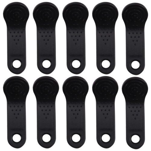 10pcs DS1990A-F5 TM Card iButton Tag with wall-mounted Black