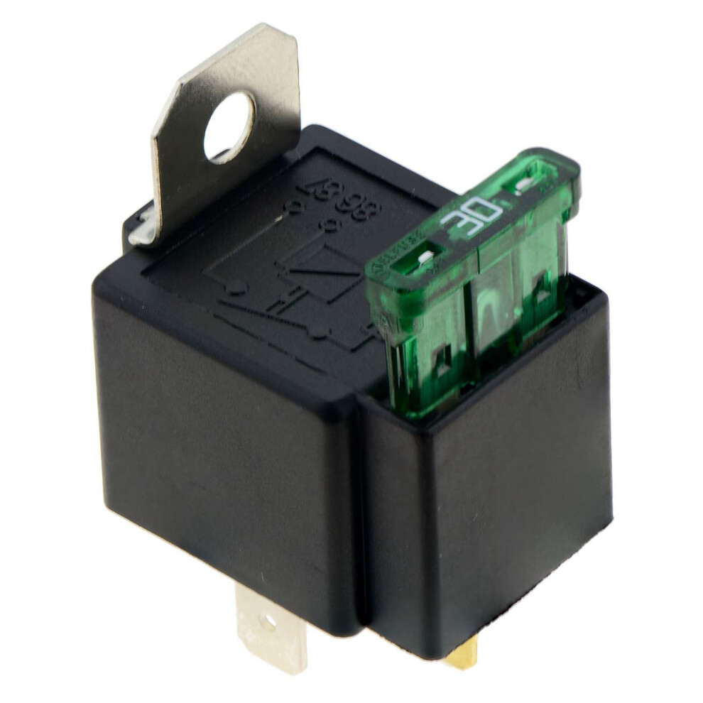 4Pin Dc12v 30A Fused /Off Automotive Fused Relay With Insurance Wire 6031503673266