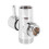 SOLID diverter 3-way diverter valve All 1/2 inch IPS shower system spare part, copper chrome plating 3