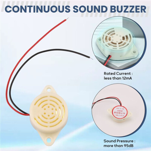 SFM-27  3-24V 12mA Industrial Continuous Sound Electronic Buzzer 2