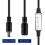 Low-profile Inline Controller  3 Key Dimmer  for LED Strip Light Black 2