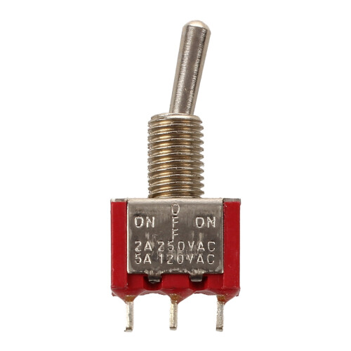 2 Pcs AC 120V/5A 250V/2A  OFF  SPDT Toggle Switches 1