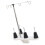 Household Sewing Machine Thread Stand 4 Spools Plastic & Steel Multi-Use 11