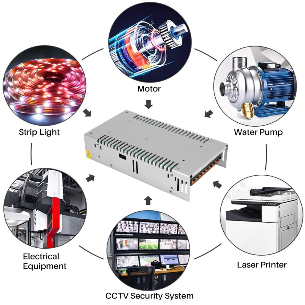 Ac 110V / 220V To 24V 20A 480W Voltage Transformer Power For Led Stripe 4711253225022