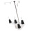 Household Sewing Machine Thread Stand 4 Spools Plastic & Steel Multi-Use 8