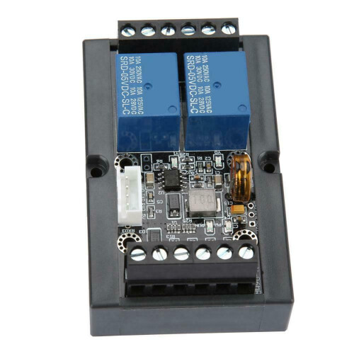Placa de Control Industrial PLC FX1N-06MR MóDulo de Retardo de Relé Programable con Carcasa