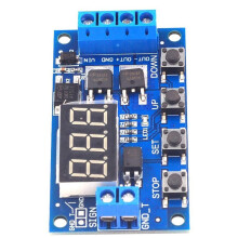 12V 24V LED Licht Digitale Zeit VerzöGerung Timing VerzöGerung Relais Schalt Kreis Dual Mos Tube Control Board Module