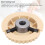 Multifunctional Sewing Machine Gear 8mm Hole Plastic Steel Replacement 6