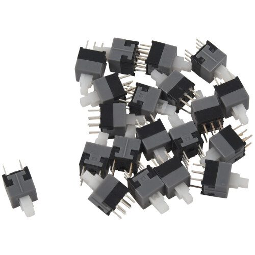 6 Pin DPDT Latching Tact Tactile Push Button Pushbutton  20 Pcs 2