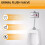 Automatic Electric Urinal Flush Valve Sensor&Manual 2 Function Exposed Wall Mount DC6V Urine Flushing 2