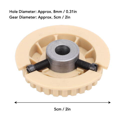 Multifunctional Sewing Machine Gear 8mm Hole Plastic Steel Replacement 1