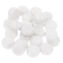 100pcs Plastic Rattle Inserts for Plush Toys with Interactive Sound and Easy Sew White Ring Design