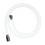 Flexible Shower Hose Silicone 1.5m Adjustable Angle, Available in Chrome, Brushed, White and Gold. 1