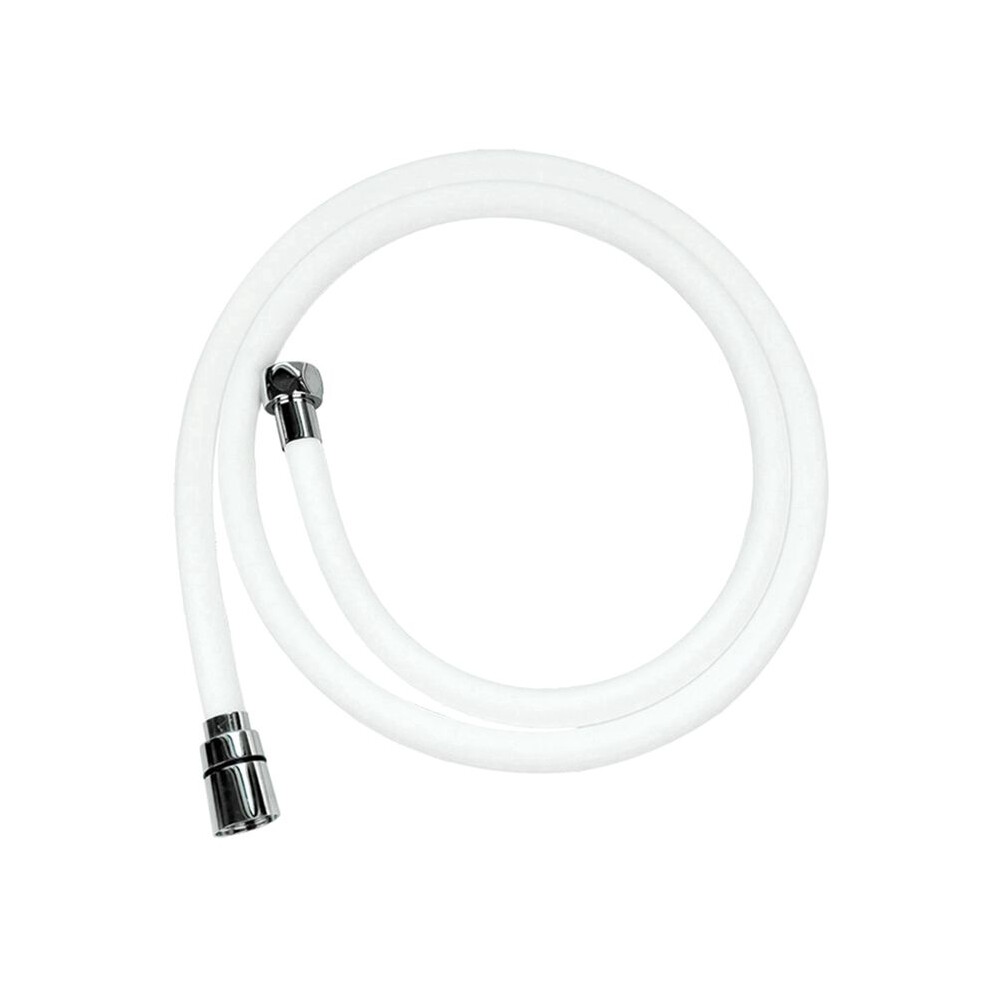 Flexible Shower Hose Silicone 1.5M Adjustable Angle, Available In Chrome, Brushed, White And Gold. 4711949361454