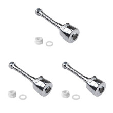 3 Set Kitchen Stainless Steel Faucet Sprayer -Proof Bubbler Water Saver Extension Rotating Faucet Extender