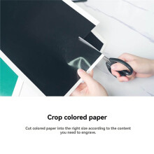 Machine de Gravure Laser pour Verre, Céramique, Papier de Couleur Noir pour Céramique, Verre, Pierre Partiellement Lisse, Cristal