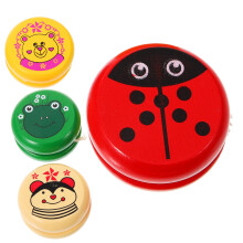 Wooden Cartoon Yoyo Toy Set for Kids Color Recognition and Wrist Coordination Training