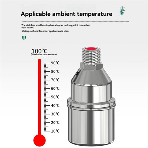 Stainless Steel Float  Valve Automatic Water Level Controller Kitchen Faucet Upgrade Thickened B 2