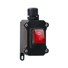 Interruttore A Bilanciere per Barca Impermeabile IP68 220V 30A Interruttore Impermeabile con Luce LED Pulsante di Accensione/Spegnimento
