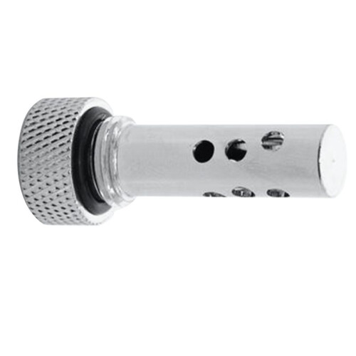 Computer PC Water Cooler Fitting Water Cooling Tank Bubble Prevent Multifunction Hand Tighten for Computer Silver 1