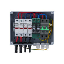 Scatola di Combinazione Fotovoltaica Scatola di Circuito CC Scatola di Combinazione Interruttore Automatico Interruttore di Protezione Anti-Fulmine