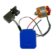 Lithium Electric Dril Brushless Motor Assembly 21v 12teeth Control Board Brushless Lithium Drill Motor Assembly