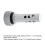 Computer PC Water Cooler Fitting Water Cooling Tank Bubble Prevent Multifunction Hand Tighten for Computer Silver 5