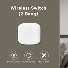 Tuya WIFI 2 Gang Scene Button Push Remoter Panel Home Linkage Automation Sence Controller WiFi Version