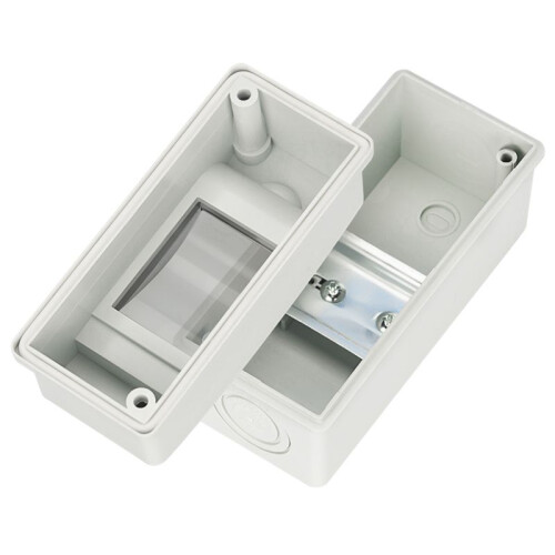 HT-2 IP65 Waterproof Distribution Breaker Box Panel Installation 2 WAY PC Outdoor Electrical MCB Solar Junction Box 2