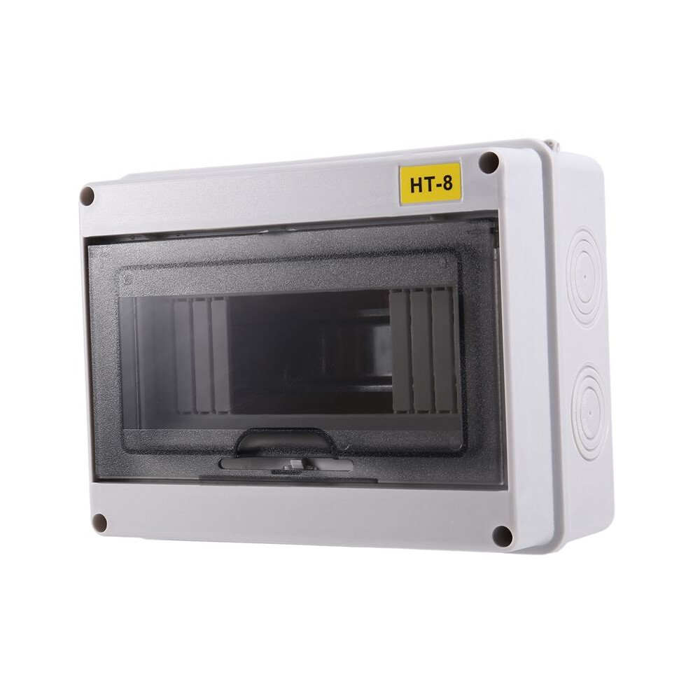 Ip65 Mcb Breaker Box Distribution Protection Box Abs Power Electronic Din Rail Enclosure For Circuit Breaker Ht-8 Way 6031691759933