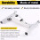 DIY Linear Actuator Bracket Adjustable Angle Linear Reciprocating Motor Bracket Foldable Stand with Suction Cup 5
