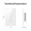 WiFi  Wall  3 Gang  Touch Sensor LED Light Switches  Home Alexa  Home Control White US Plug 5