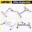 DIY Linear Actuator Bracket Adjustable Angle Linear Reciprocating Motor Bracket Foldable Stand with Suction Cup 7