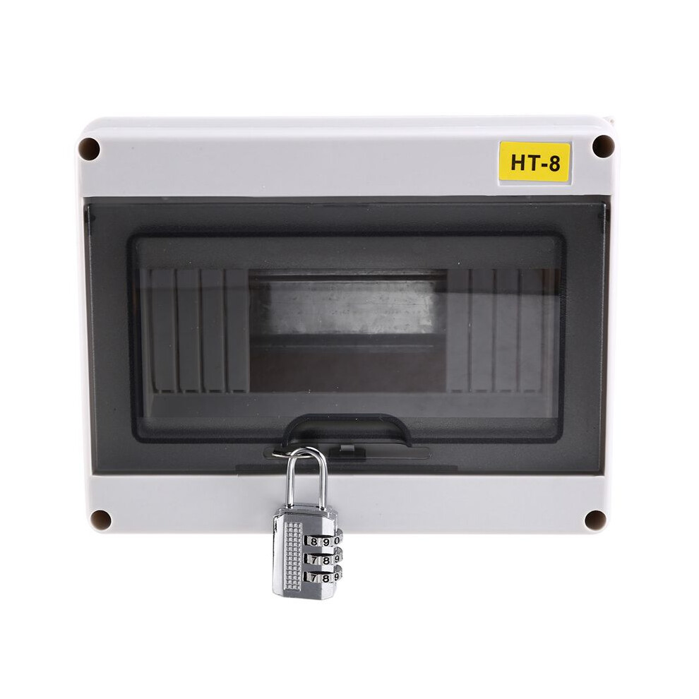 Ht-8 Way Ip65 Mcb Breaker Box Distribution Protection Box Power Electronic Din Rail Enclosure For Circuit Breaker 6032985085394