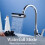 Kitchen Faucets with Pull Down Waterfall Kitchen Sink Faucet 3 Mode -Proof Nozzle Sink Multi-Function 9