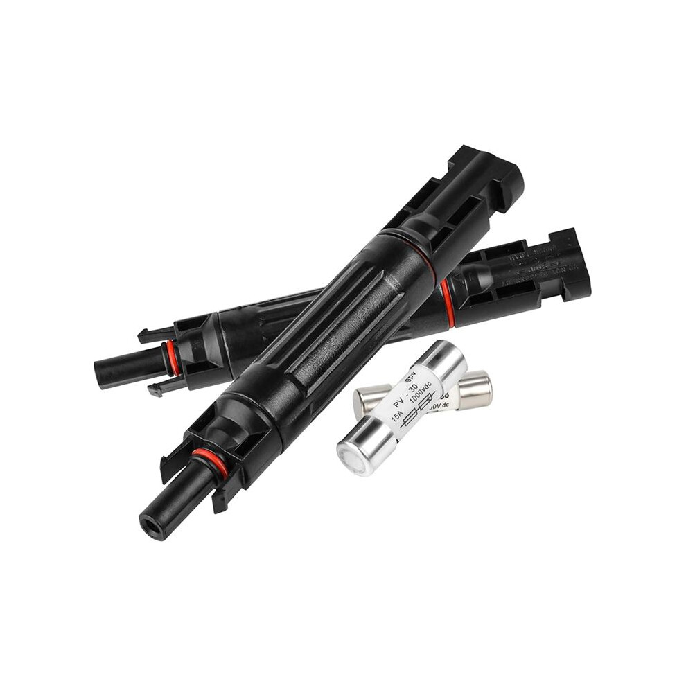 15A 1000V Solar Fuse Ip67 Solar Fuse Holder Inline 2 Pieces Pv Panel Fuse Male And Female Solar Panel Connector 4713178234257