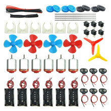Motors Kit,  Electric Hobby Motor 3V -12V 25000 RPM Strong Magnetic with Shaft Propeller,Battery Holder