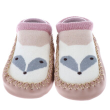 Baby Socks with Cute Cartoon Ears, Soft Breathable Cotton Toddler AntiSlip Slipper Socks
