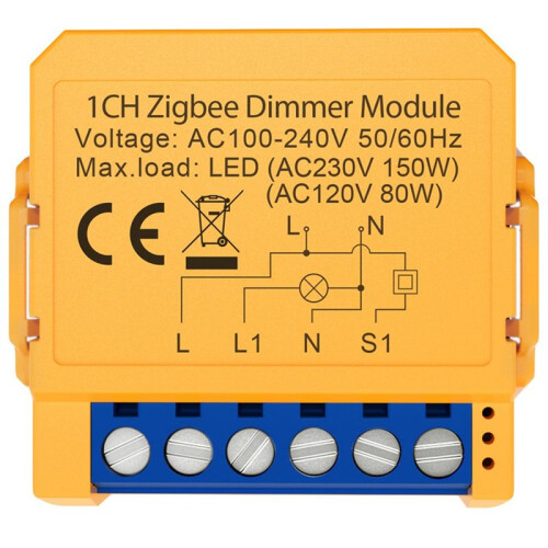 Tuya ZigBee Dimmer  Module  Home DIY Breaker Supports 1 Way Control Supports Voice Control APP Control
